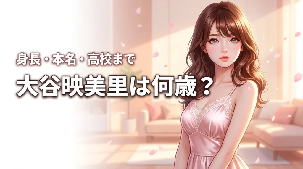 大谷映美里は何歳？本名や身長、出身地に高校までファンが気になる情報を網羅調査
